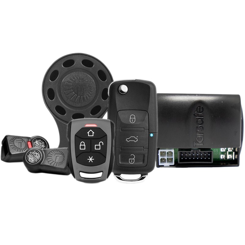 Alarma Para  Automovil Tarams Tw20/Con  Control Renoto  TR3C/Llave d Navaja.