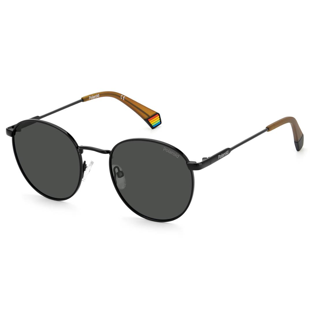 Gafas de Sol Polaroid PLD 6171/S Unisex &ndash; Montura Negra con Lentes Grises Polarizad