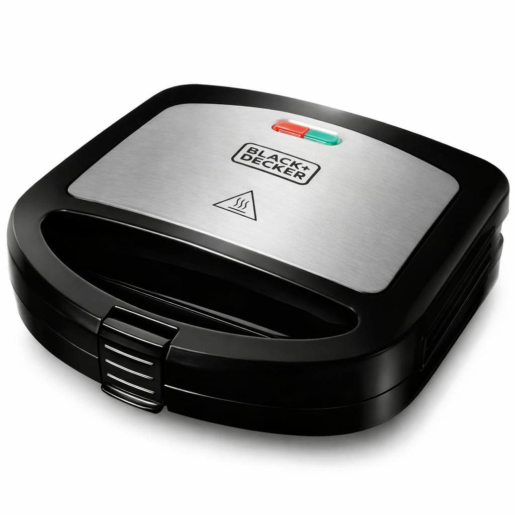 Sandwichera BLACK+DECKER placa triangular SM24530CL 220V