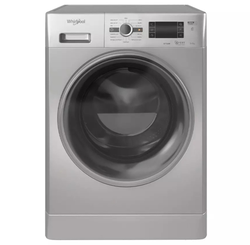 Lavasecarropas Whirlpool WWD09SF Silver 9/6kg Inverter 1400RPM