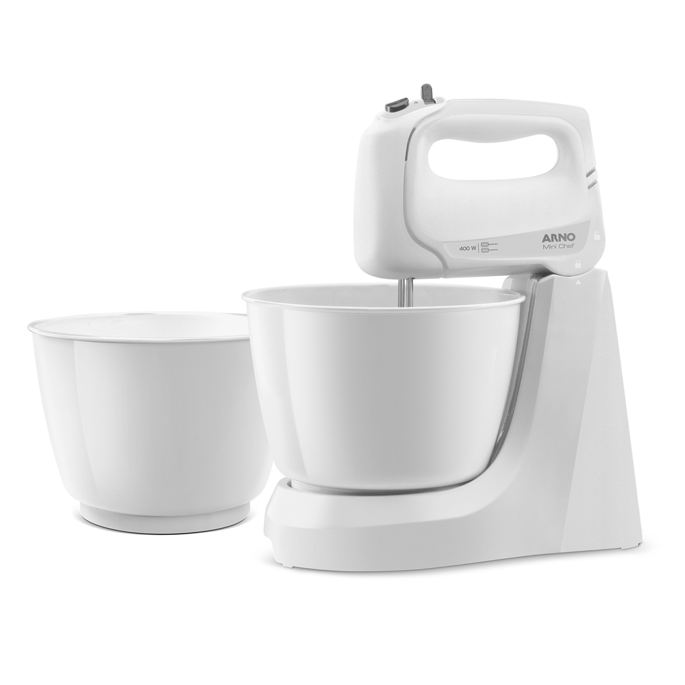 Batidora Mini Chef Arno H10 4V 2 Bowls ? Blanca 220V