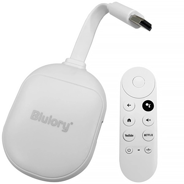 Adaptador para Streaming Blulory TV Stick G1 4K Ultra HD ~ Blanco